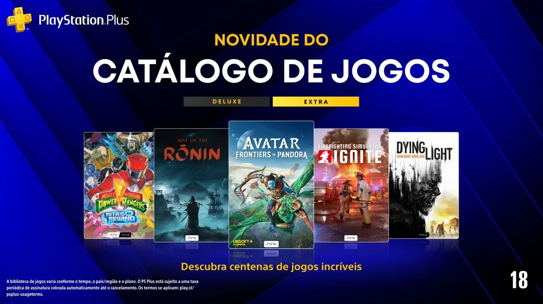 PS Plus Julho 2026 – Bicho Azul, Samurai e Bombeiro