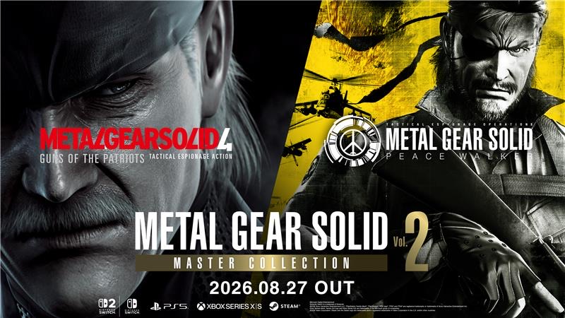 Reviva a lenda: METAL GEAR SOLID MASTER COLLECTION Vol. 2 já está disponível