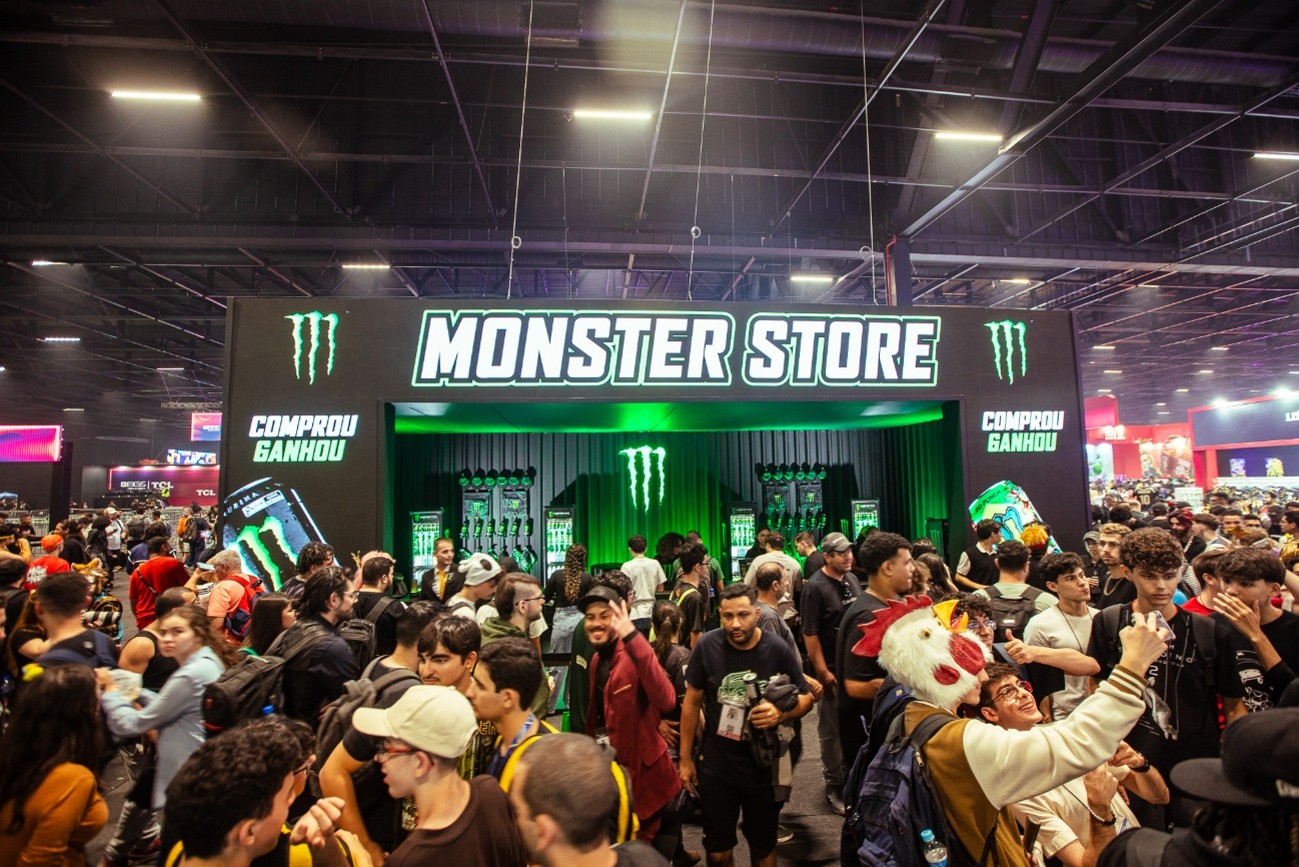 Monster Energy na BGS terá estações de Call of Duty: Modern Warfare 4, arena de eSports, Meet & Greet e brindes exclusivos