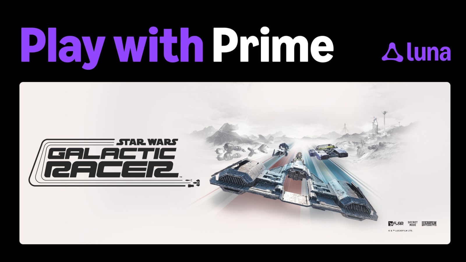 Amazon Luna en octubre: Star Wars: Galactic Racer, Sonic X Shadow Generations y 10 juegos gratis para miembros Prime