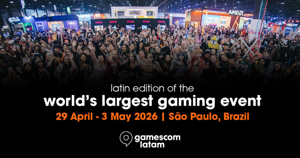 Arte oficial da gamescom latam