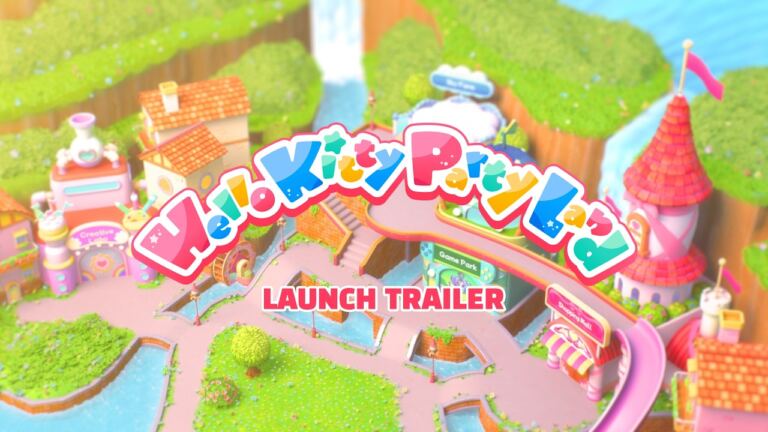 Hello Kitty e amigos em Hello Kitty Party Land