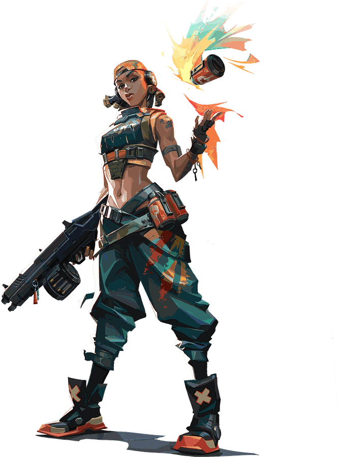 Raze, personagem de Valorant