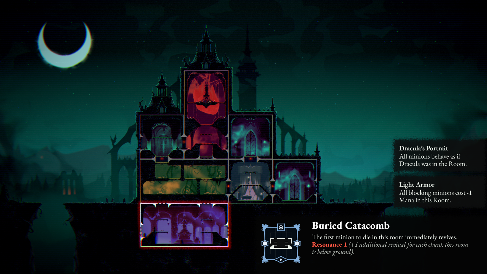 Dracula defending his castle in ReVamp