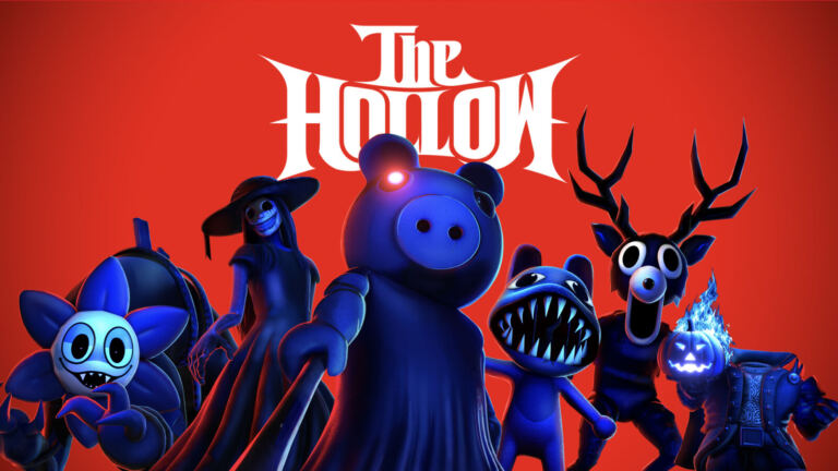 Arte do evento de Halloween O Vazio no Roblox