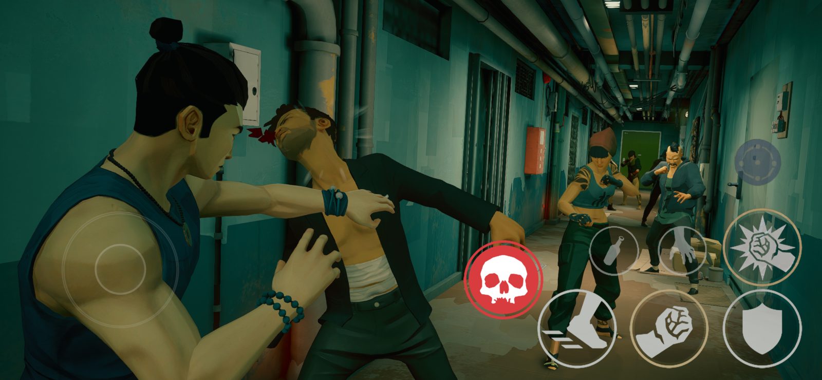 Combate de Sifu mobile em tela de celular