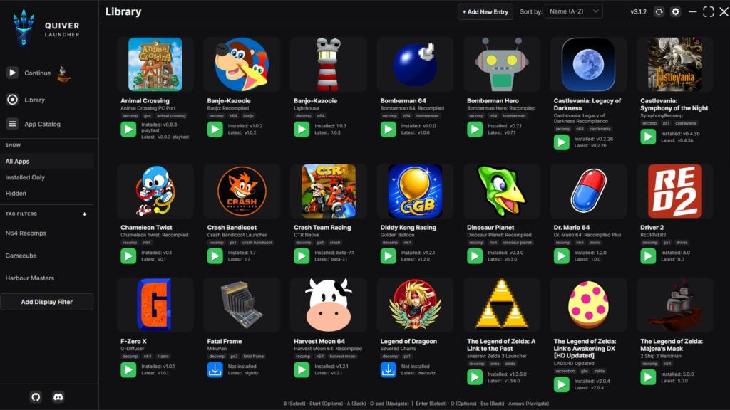 Quiver Launcher