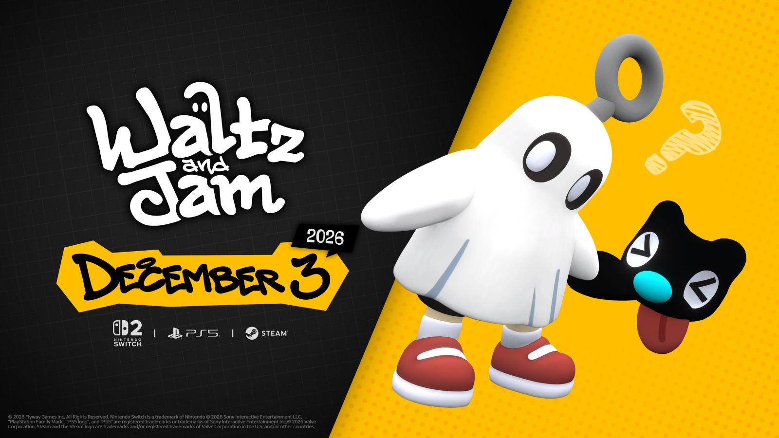 Waltz and Jam, la aventura de un fantasma y su cachorro, llega el 3 de diciembre a Switch 2, PS5 y PC